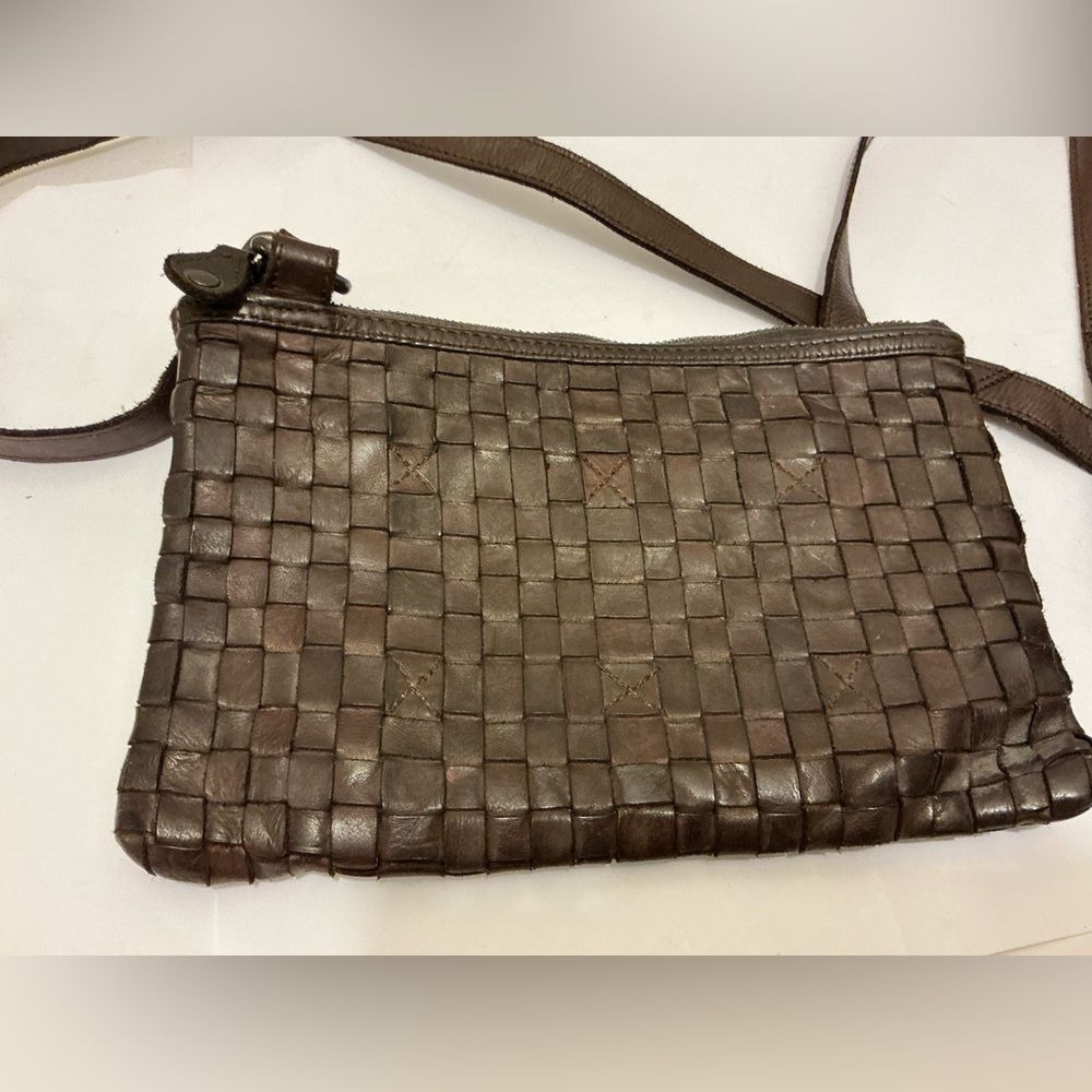 Ashwood Elegant Brown crossbody Bag woven